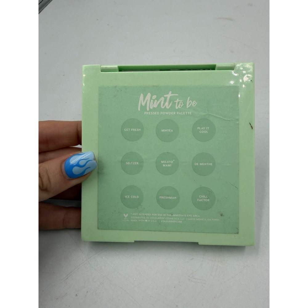 ⚘️COLOURPOP MINT TO BE 9 Pan Eyeshadow Palette NEW-No Box Pretty Color Story!! - Picture 2 of 6